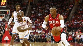OKC Thunder Vs Houston Rockets - Chris Paul Returns To Houston & Gets DISSED BY Russell Westbrook!