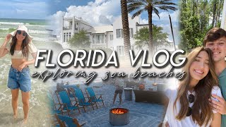 FLORIDA VLOG | exploring 30A beaches, our family vacation, Rosemary Beach travel vlog!