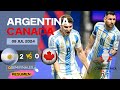 ARGENTINA VS CANADA || HIGHLIGHTS || RESUMEN Y GOLES || SEMIFINALES || COPA AMERICA USA 2024