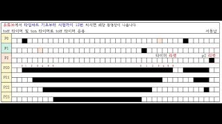 서동남 plc 타임챠트 기초부터 시험까지 12번