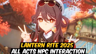 Lantern Rite 2025 All ACTS [1-4] NPC Hidden Character Location/Interaction [JP] | Genshin Impact 5.3