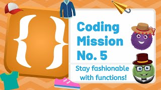 Fashionable Functions! Kodable Coding Mission No.5 | Beginner | Coding Activity