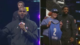 LeBron James Drafts Kyrie Irving | NBA All-Star Starters Draft