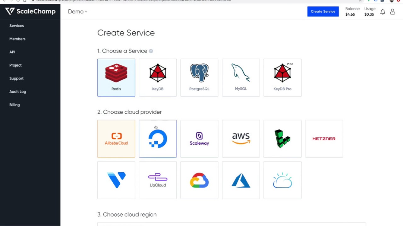 Scalechamp Dbaas Demo Youtube