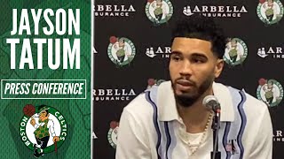 Jayson Tatum: "All I'm concerned about is getting back to the championship" | Celtics vs Magic