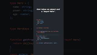 TypeScript Keyof #engineering #coding #javascript #programming #tutorial #typescript #ts