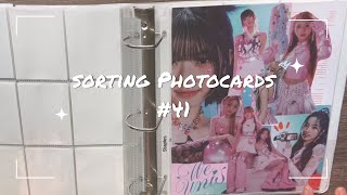 Sorting Photocards #41: Put Away Cignature, Unis, Purple Kiss and Ateez Cards With Me