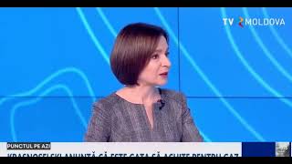 Санду непротив поставки газа в Приднестровье через компании посредников \