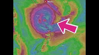 New Zealand, heads up- Cyclone Gabrielle incoming. Elevated X-flare potential. Sat night 2/11/2023