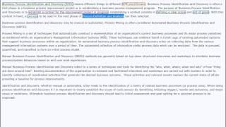 Discovery from a Text on the Discovery Accelerator