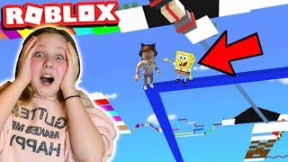I Saw Spongebob Omg Roblox Mega Fun Obby Getplaypk - 