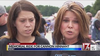 Hundreds participate in bike ride for slain Wilson boy Cannon Hinnant