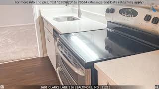 Priced at $75,000 - 3601 Clarks Lane 516, Baltimore, MD 21215