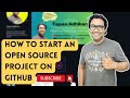 How To Start An Open Source Project On GitHub? #opensource #github