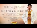 Priestly Ordination of Rev. Efren A. Gubac, Jr., September 21, 2020