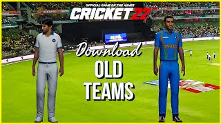Best Classic / Old Era Teams - Cricket 22