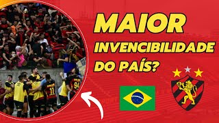 SPORT: Leão é o clube com maior invencibilidade do Brasil? Saiba mais