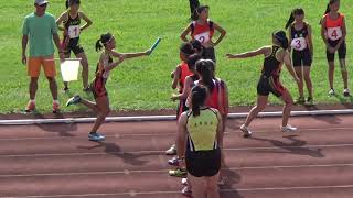 107全市運動會徑武國女4x400m接力決賽