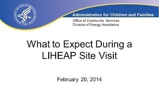 What to Expect During a LIHEAP Site Visit