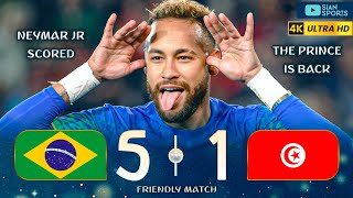 NEYMAR PUT ON A SHOW AND THE BRAZILIAN NATIONAL TEAM HUMILIATED TUNISIA WITH A HISTORIC VICTORY!