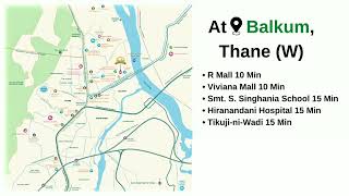 1 BHK Smart ₹46.50L All Inc* - Launching Dosti Nest, Thane West | Dosti Tulip Balkum Thane West