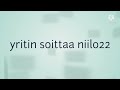 yritin soittaa niilo22