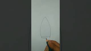 How to draw rocket 🚀| Rocket drawing #draw #drawing