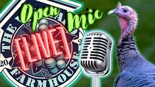 LIVE @TheVineyardFarmhouse  | Wed. 9pm cst. | Open Mic. Ep. #134