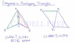 Congruence in Overlapping Triangles