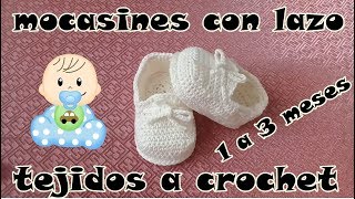 mocasines tejidos a crochet