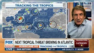 Monitoring Five Tropical Systems Across Atlantic