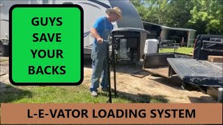 L- E -Vator Easy Load Lifting System Assembly and Demonstration / WAS IT WORTH $99 / GAME LIFT