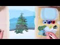 how to draw a christmas tree in 5 minutes the simplest drawing technique