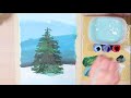 how to draw a christmas tree in 5 minutes the simplest drawing technique