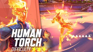 *EXCLUSIVE* HUMAN TORCH Guide, Combos, Tips And Ability Breakdown