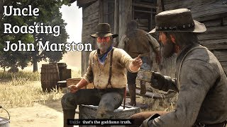 Red Dead Redemption 2 - Uncle Lumbago Roasting John \u0026 his New House