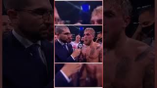JAKE PAUL INTERVIEW: "Come around..good morning" #shorts