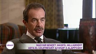 Magyar Nemzet: Másfél milliárdért adta el üzletrészét az MSZP-s alapítvány