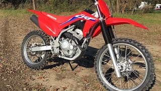 2022 Honda CRF250F REVIEW!!FRESH NEW LOOK