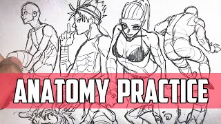 The FASTEST Way to Improve at Drawing - Anatomy Practice