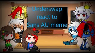 Underswap react to sans au meme: part 1