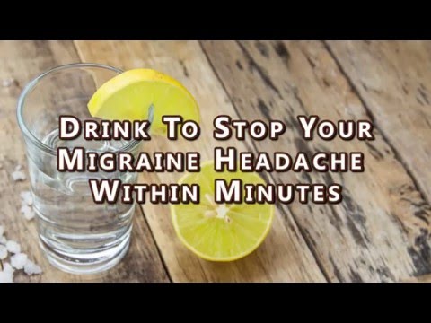 Drink To Stop Your Migraine Headache Within Minutes Drink To Stop Your Migraine Headache Within Minutes