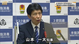 今月5日に全国最多の感染者確認　群馬・山本知事「基本的な感染対策の徹底を」(21/12/06)