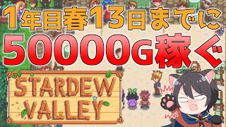 【Stardew Valley】1年目のエッグフェスティバルまでに茶の苗木で50000G稼ぐ【序盤金策】【MODなし】