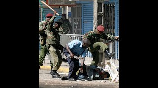 UNRESTNESS IN MULTIMEDIA UNIVERSITY OF KENYA AS POLICE BEAT UP INNOCENT FIRST YEARS
