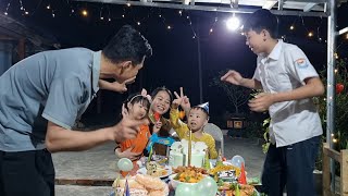 Dad’s First Time Setting Up Son's 3rd Birthday: Small Party, Big Love /Hai An Country Life