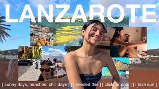 5 DAYS in LANZAROTE *vlog* : beach days, snorkeling, thrifting, s u n ! 🌻☀️🌊