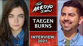 TAEGEN BURNS Interview 2021 | Mighty Ducks Game Changers, Audition