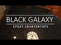 BLACK GALAXY EPOXY COUNTERTOPS