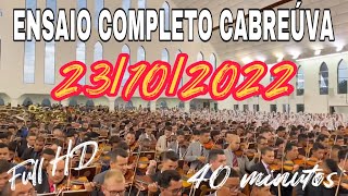 CABREÚVA COMPLETO ✅ 23 OUTUBRO /22